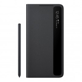 Funda Samsung Clear View Con Spen Samsung S21 Ultra Negro