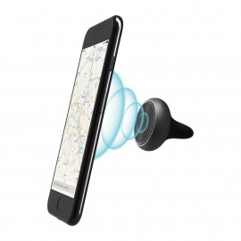 Porta Teléfono para Auto Mobo Dolphin Negro de Ventilador