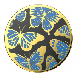 Sujetador Para Celular Popsockets Mariposa Azul