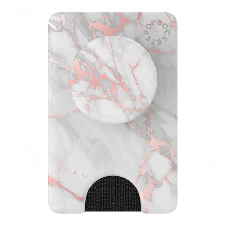 Cartera Con Sujetador Para Celular Popsockets Marmol
