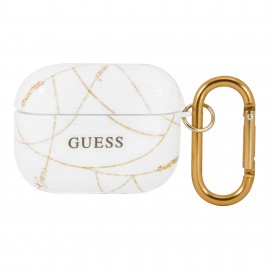 Estuche Guess Chain Airpods Pro Blanco