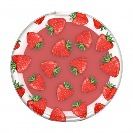Popsockets Sujetador Para Celular Lip Balm Fresa Rojo