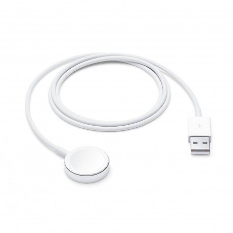 Cable de carga Apple Watch Blanco 1M