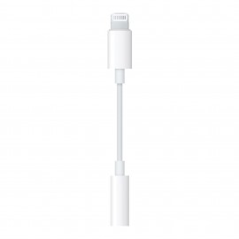 Cable Adaptador Apple Lightning a 3.5 mm Blanco