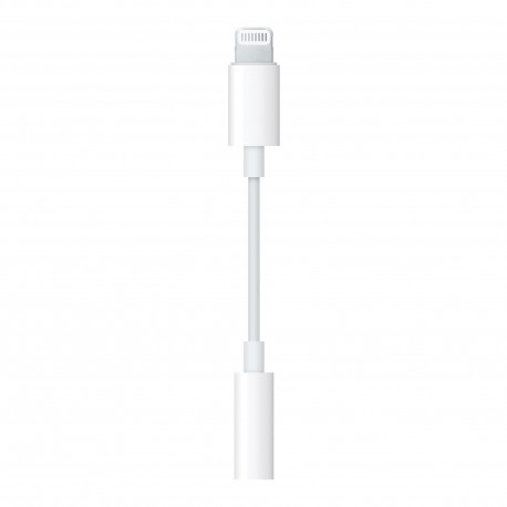 Cable Adaptador Apple Lightning a 3.5 mm Blanco