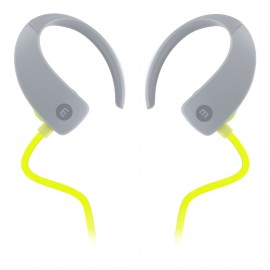 Audifonos Bluetooth Mobo Race Gris Con Amarillo
