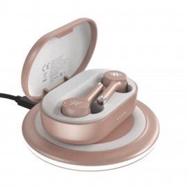 Audífonos Bluetooth iFrogz Airtime Luxe 2 + Cargador Inalámbrico 10 W Rose Gold